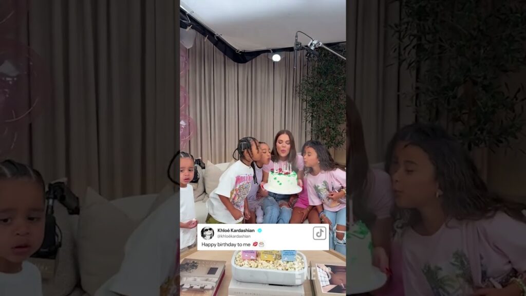 Happy birthday, queen Khlo! 🎂💋 (🎥: TikTok)
