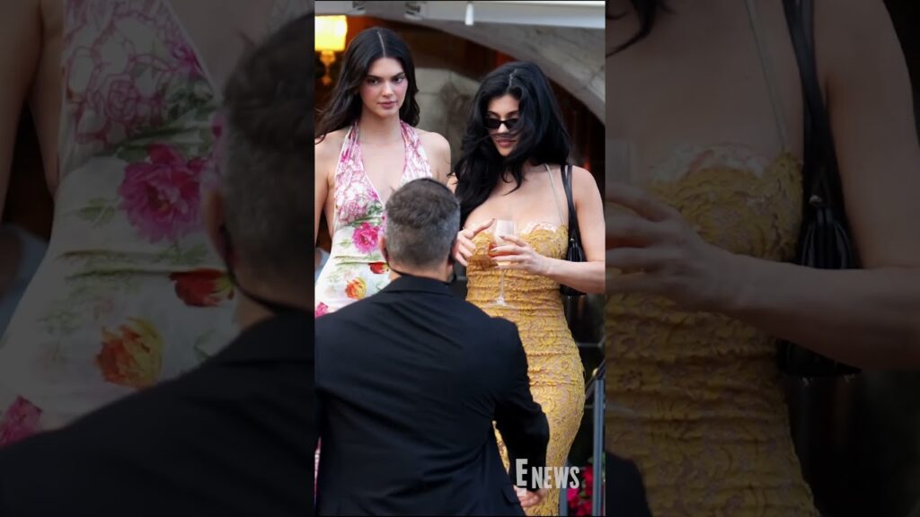 Kendall and Kylie Jenner arrive in Italy ahead of Jeff Bezos and Lauren Sanchez's wedding.