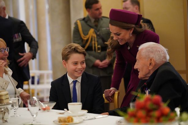 George with mum, Kate 