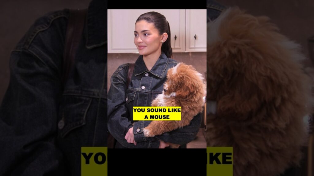 You sound like a mouse, Kylie 😂 Kendall Jenner