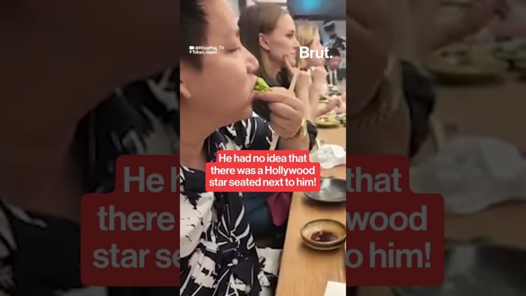 Vietnamese YouTuber unknowingly filmed an entire vlog with Natalie Portman seated right next to him.