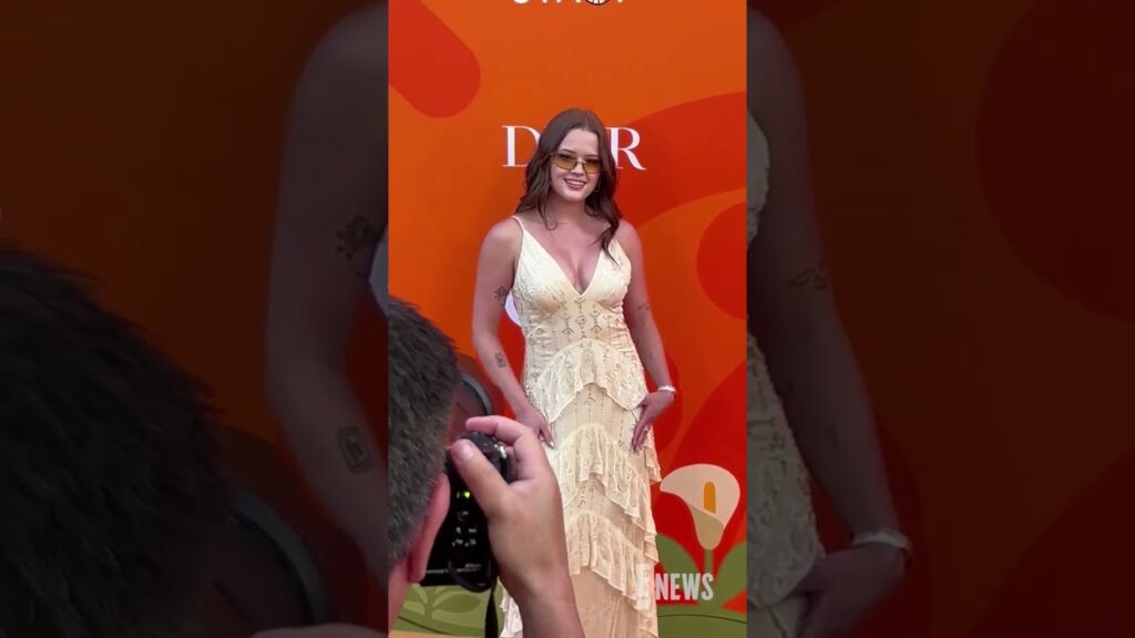 Ava Phillippe stuns on the carpet for Charlize Theron Africa Outreach Project 2025 Block Party. 🤩