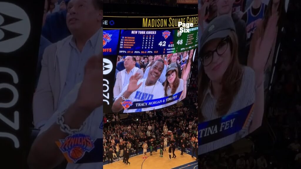 Nostalgia alert! ’30 Rock’ alums Tracy Morgan and Tina Fey attend Knicks vs Celtics Game 🥹 #shorts Nostalgia alert! '30 Rock' alums Tracy Morgan and Tina Fey attend Knicks vs Celtics Game 🥹 #shorts