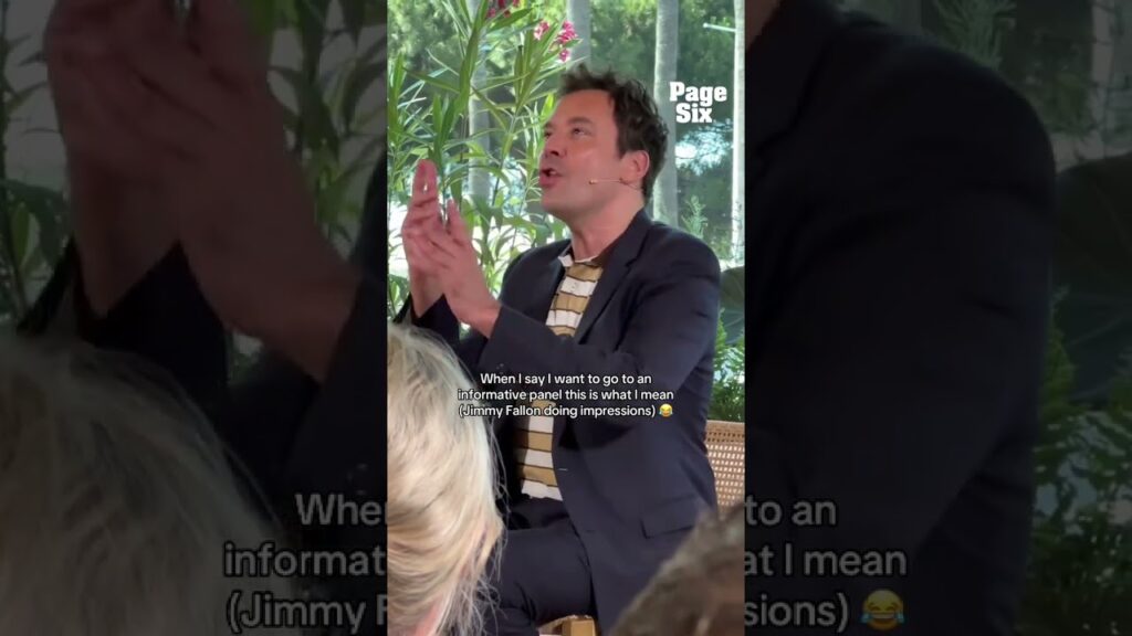 Jimmy Fallon did Jerry Seinfeld and Adam Sandler impressions in Cannes #shorts