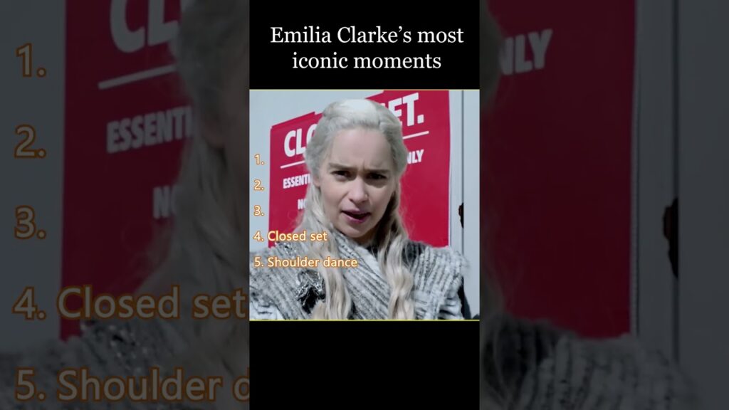 Emilia Clarke’s most iconic moments 😯 #EmiliaClarke #Premium #short #celebrities Emilia Clarke's most iconic moments 😯 #EmiliaClarke #Premium #short #celebrities