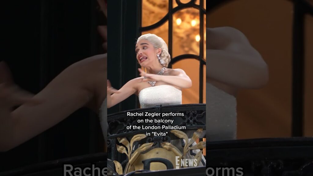 Crying tears of joy because Rachel Zegler nailed her performance of "Don't Cry for Me Argentina."