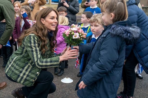 Princess Kate's trip to Scotland ended with a very cheeky question from a school child