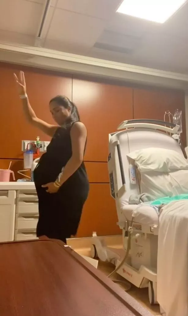 Harry and Meghan in hospital dance video