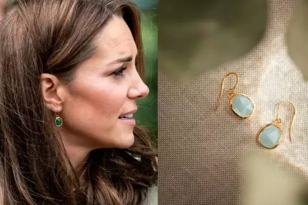 Kate Middleton wearing Monica Vinader Siren Wire Earrings