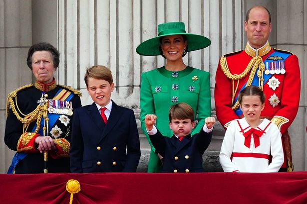 Prince Louis pulling faces during Trooping the Colour