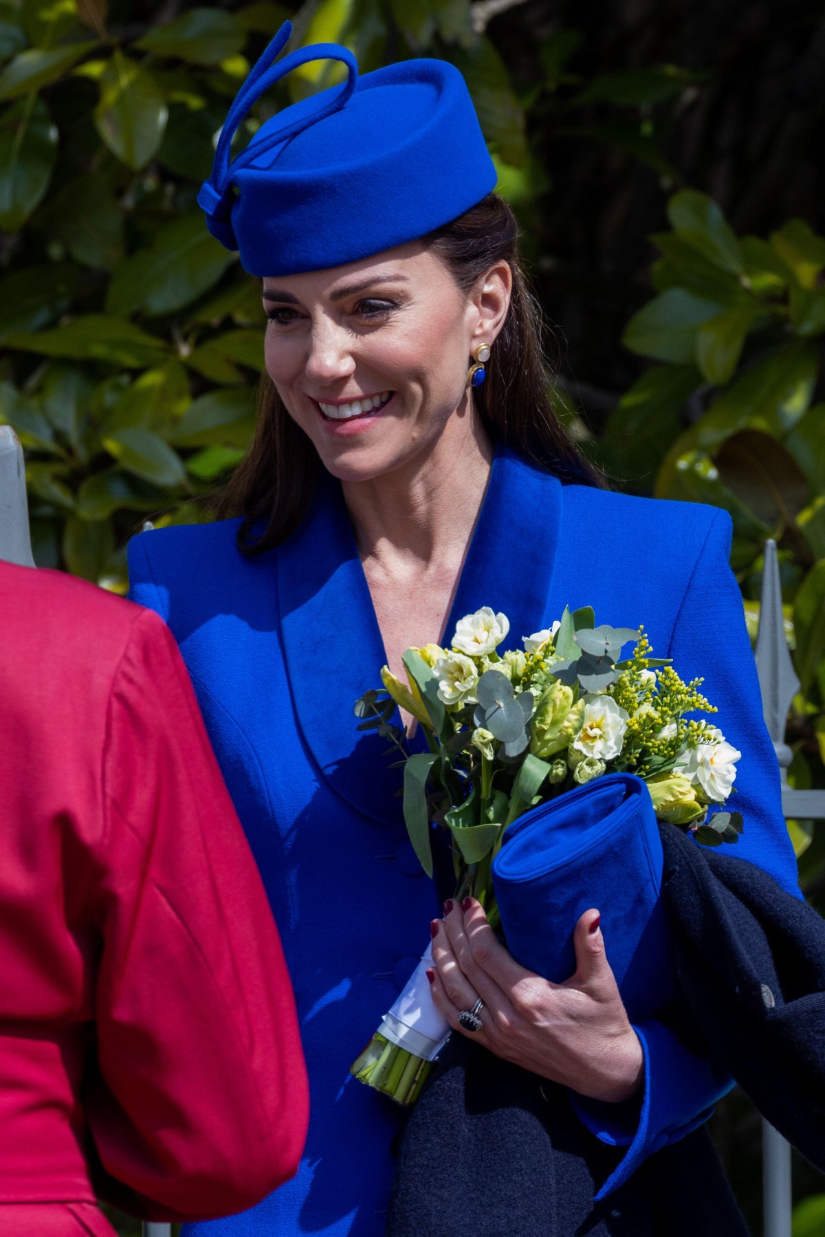 The Princess of Wales attends an Easter Sunday church service at St George's Chapel, Windsor on April 9, 2023 (Mark Kerrison/Alamy)