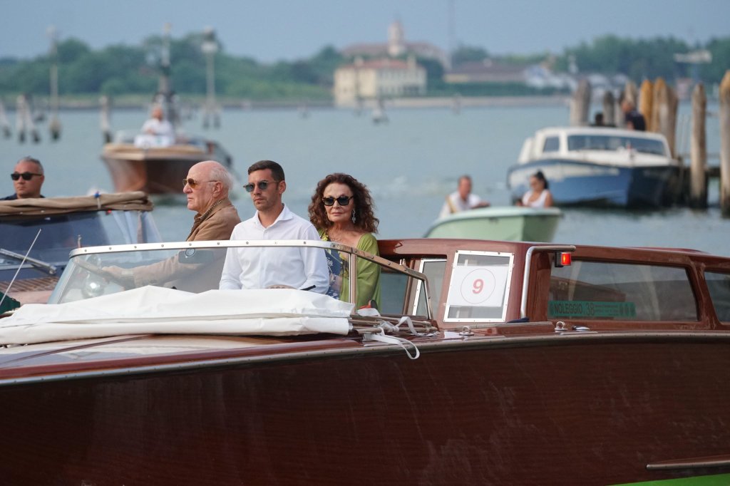 Diane von Furstenberg attends jeff bezos' pre wedding event
