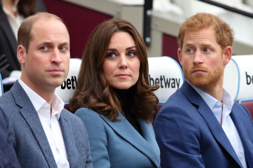 Prince William, Kate Middleton and Prince Harry