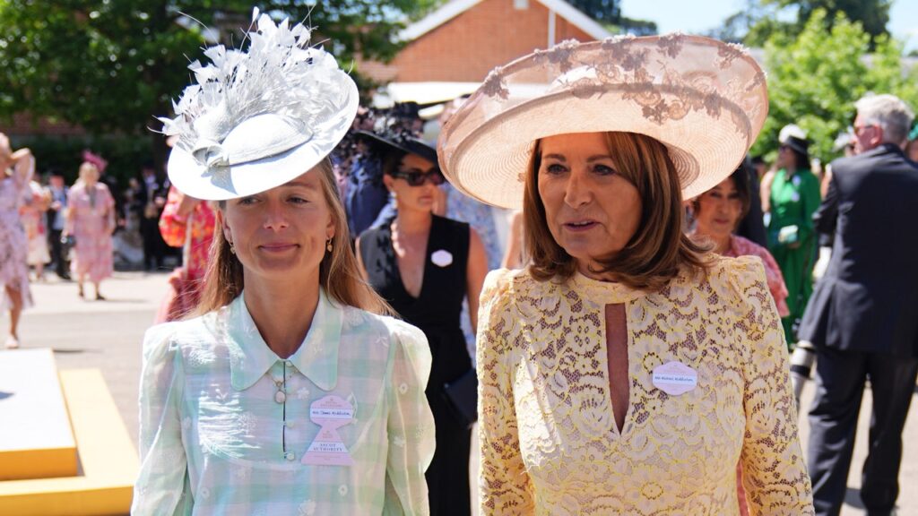 Kate Middleton 'pulls out of Ascot' – but Carole Middleton and Alizée Thevenet are all smiles as they await Prince William on Day Two - Tatler