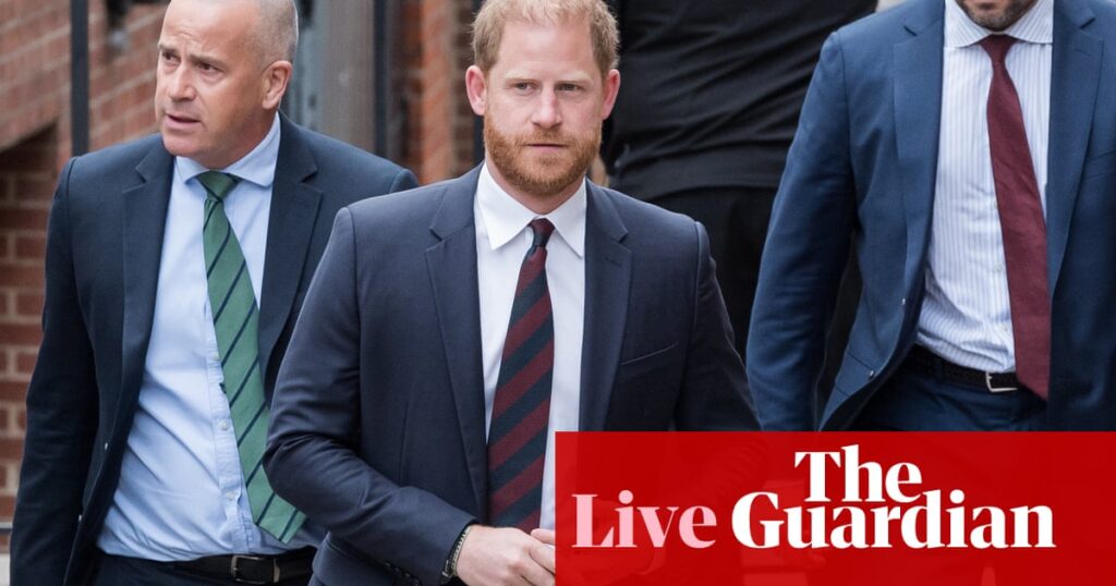 Judge tells Prince Harry a ‘sense of grievance does not translate into a legal argument’ as he loses court battle over UK security – as it happened | Prince Harry Judge tells Prince Harry a ‘sense of grievance does not translate into a legal argument’ as he loses court battle over UK security – as it happened | Prince Harry