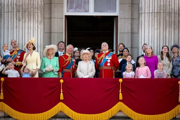 Queen Elizabeth II joined by members of the royal family during her birthday celebrations in 2019