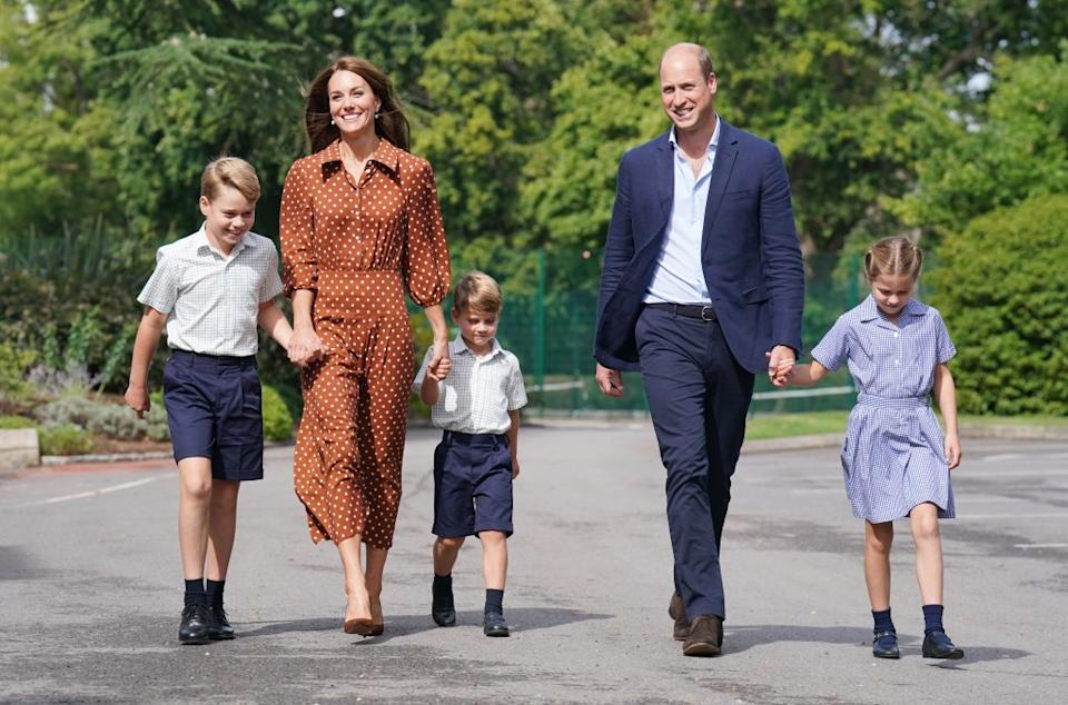 Prince George, Princess Charlotte and Prince Louis are all currently enrolled at Lambrook School in Berkshire, England. Getty Images