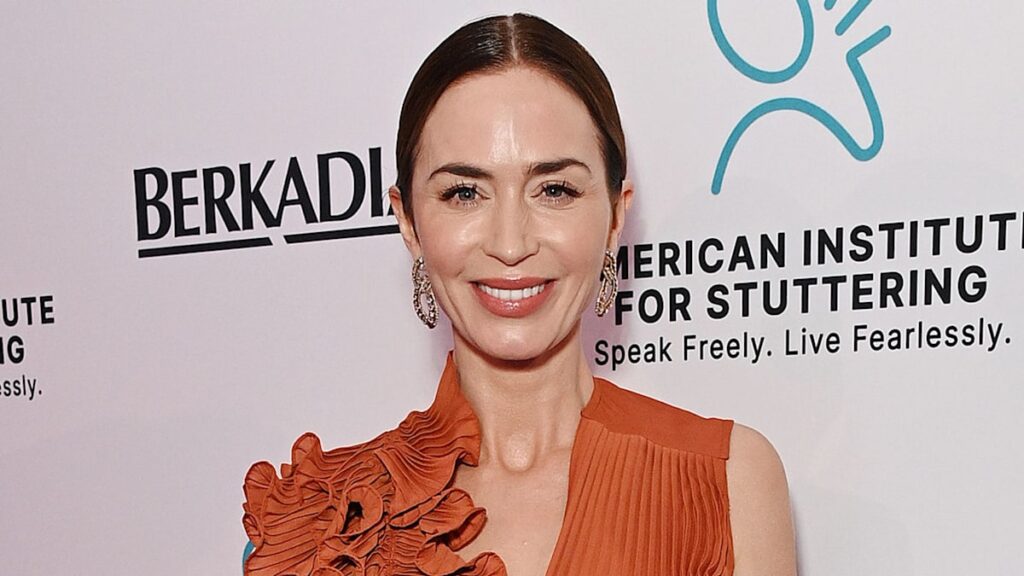 Emily Blunt stuns in Princess Kate-approved designer two-piece Emily Blunt stuns in Princess Kate-approved designer two-piece