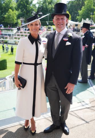 James Manning/PA Images via Getty Zara and Mike Tindall at Royal Ascot on June 19, 2025