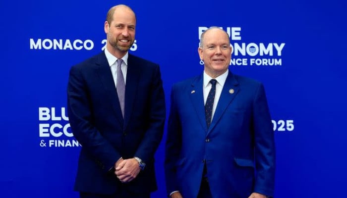 Prince William rubs shoulder with Prince Albert of Monaco for World Oceans Day Prince William rubs shoulder with Prince Albert of Monaco for World Oceans Day