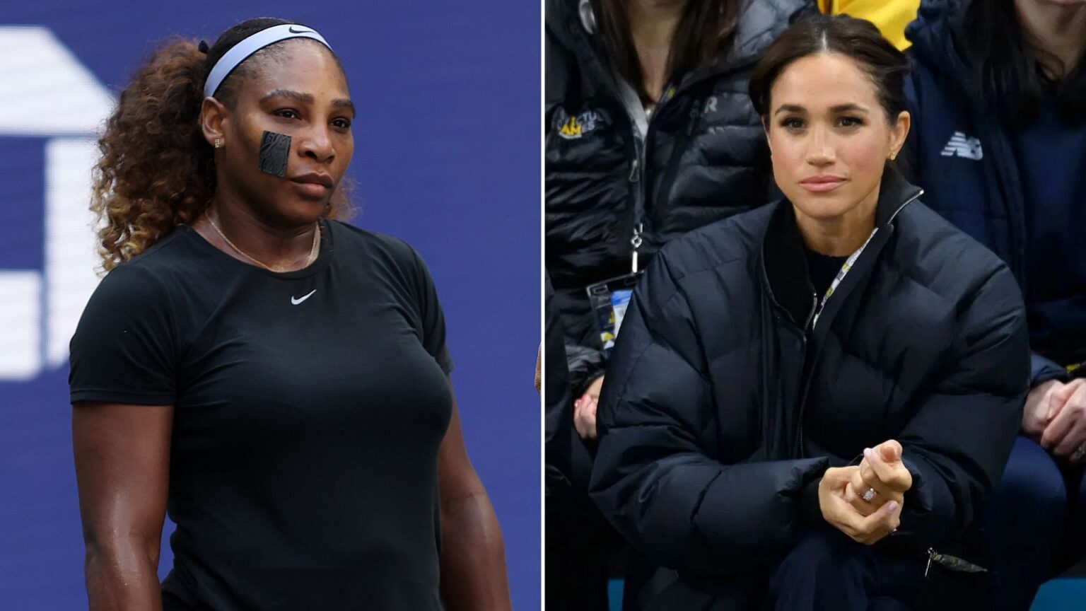 Serena Williams is a fool being friends with this woman Fans accuse Meghan Markle of being