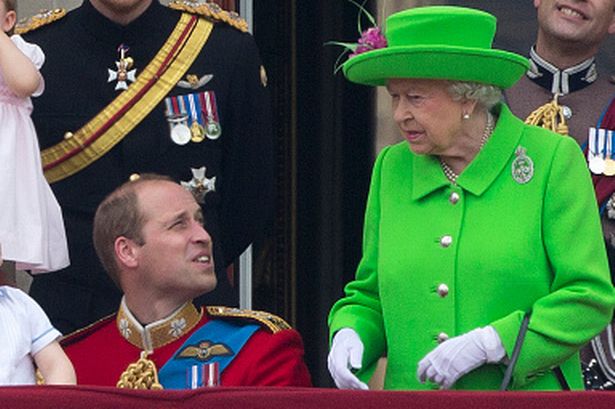 During the 2016 Trooping the Colour, William was 'scolded' by the Queen over a break in royal etiquette