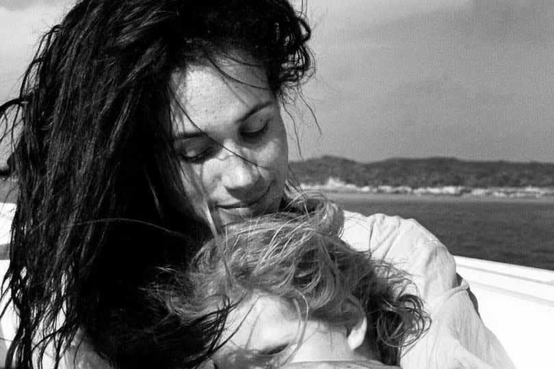 Meghan Markle with Lilibet