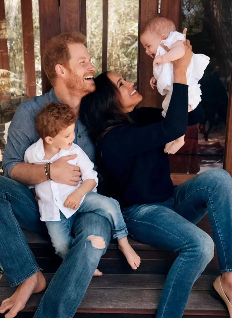 Prince Harry, Meghan Markle and their two children. Alexi Lubomirski / Duke and Duch