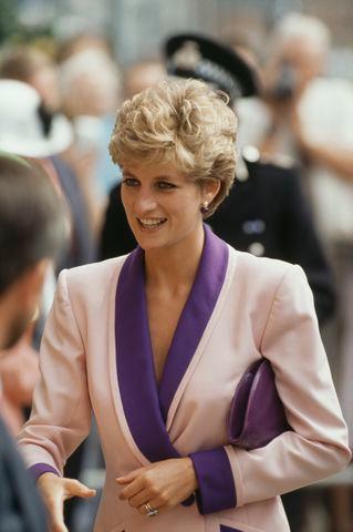 Getty Princess Diana in Catherine Walker on June 24, 1992