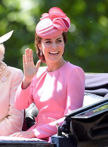 Getty Kate Middleton at Trooping the Colour on June 17, 2017