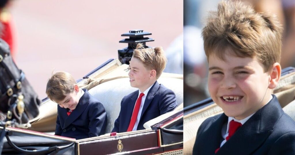 Fans can't contain their delight as Prince Louis spotted photobombing William | Royal | News