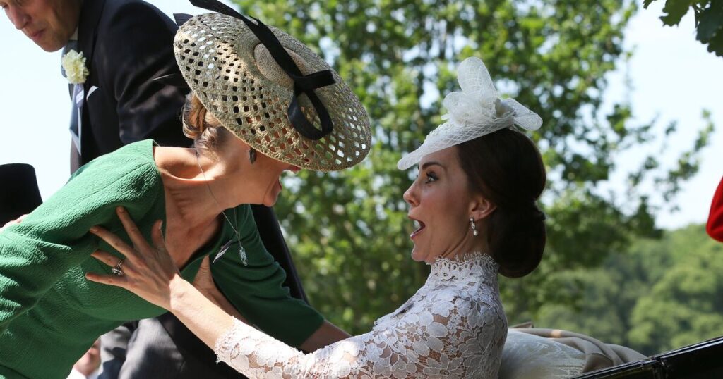 Hilarious moment Princess Kate ‘caught’ Duchess Sophie at Royal Ascot | Royal | News Hilarious moment Princess Kate 'caught' Duchess Sophie at Royal Ascot | Royal | News