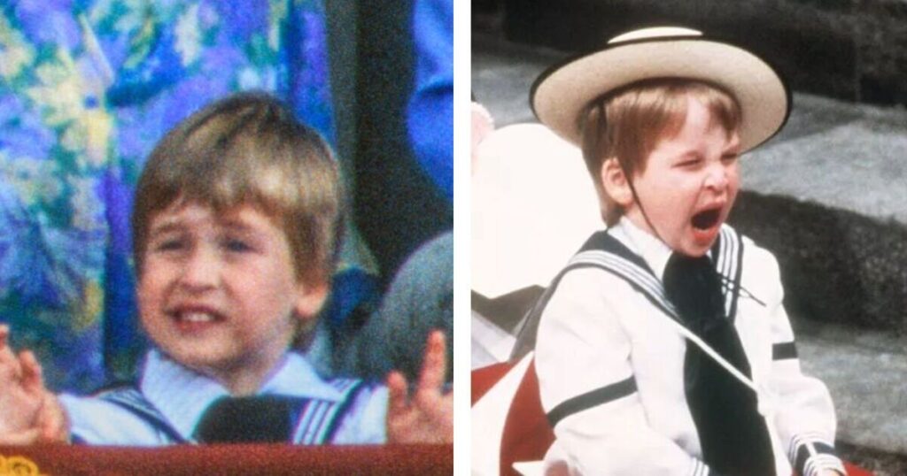 Moment cheeky Prince William wreaked havoc at royal event just like Louis | Royal | News Moment cheeky Prince William wreaked havoc at royal event just like Louis | Royal | News