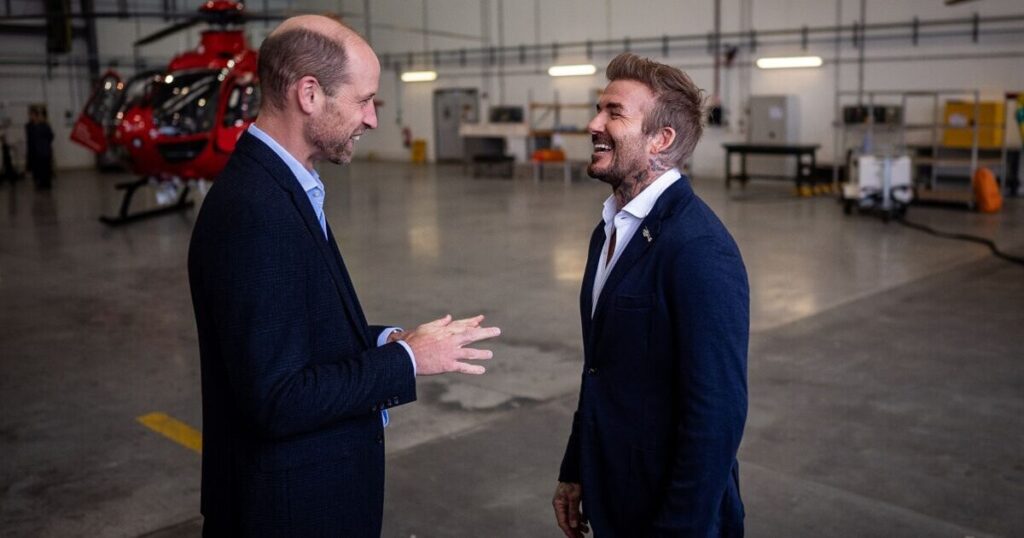 David Beckham sends adorable message to Prince William days after knighthood | Royal | News