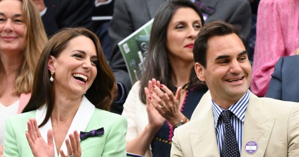 Princess Kate’s close ties with Roger Federer shown by triple kiss | Royal | News Princess Kate's close ties with Roger Federer shown by triple kiss | Royal | News