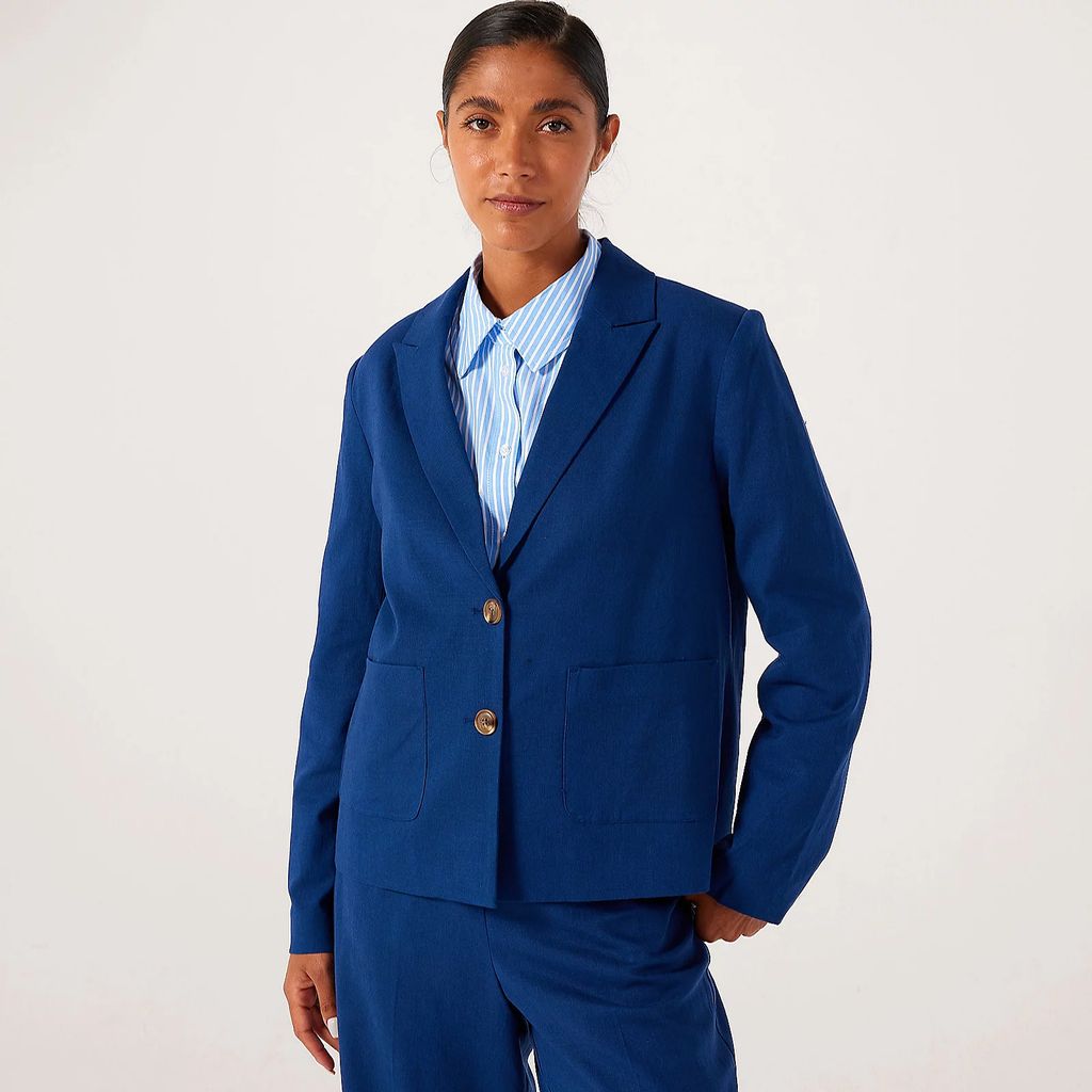 QVC Linen Blazer