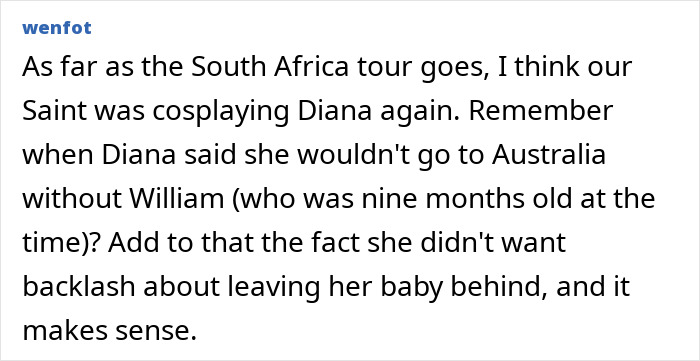 Comment discussing Meghan Markle accused of treating her kids like accessories during a flight attendant's revelation. Comment discussing Meghan Markle accused of treating her kids like accessories during a flight attendant's revelation.
