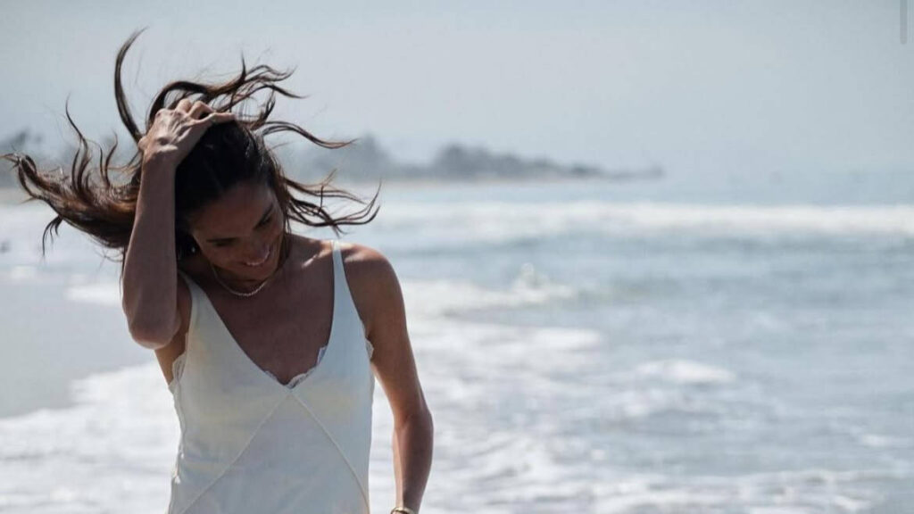 Meghan shares carefree beach snap after being accused of 'cringeworthy' hospital room video