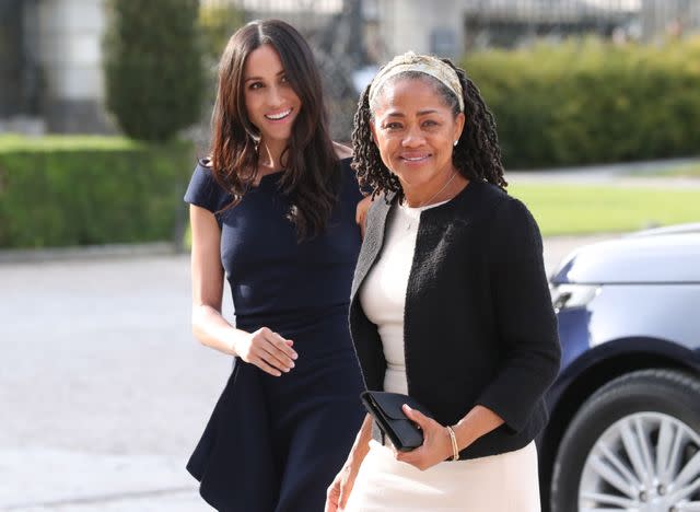 Getty Images Meghan Markle and her mother Doria Ragland on May 18, 2018