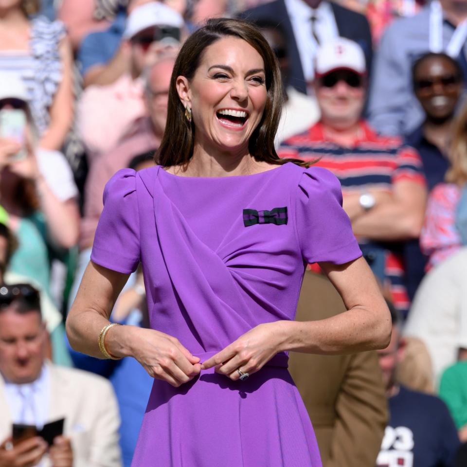 Kate Middleton at Wimbledon on July 14, 2024.