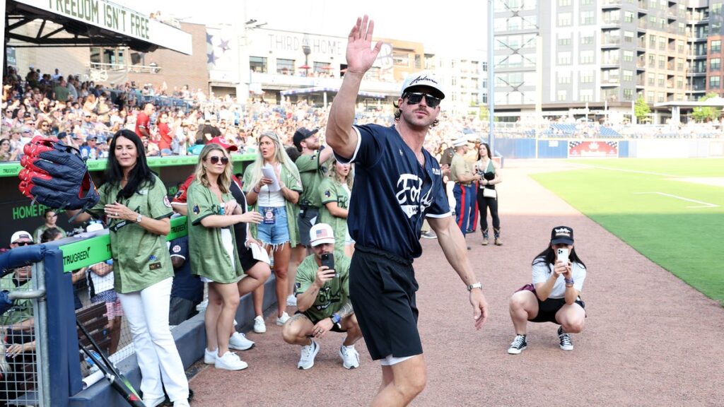 Country stars, celebs kick off CMA Fest week with raucous ball game