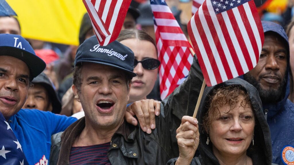 Mark Ruffalo, more celebrities demonstrate Mark Ruffalo, more celebrities demonstrate