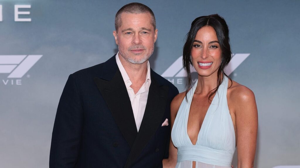 Brad Pitt, Ines de Ramon make rare joint appearance
