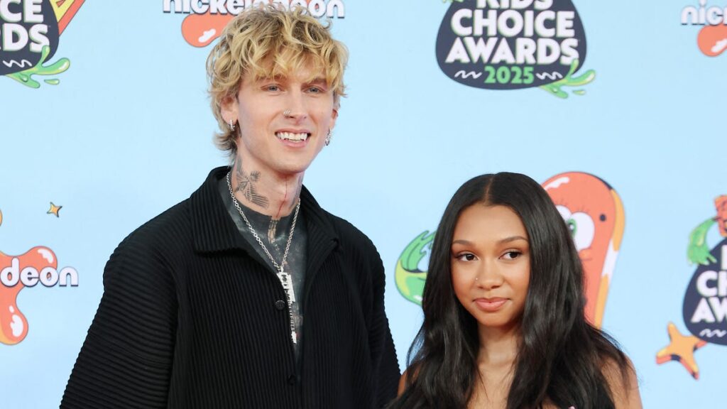 MGK makes rare red-carpet appearance with daughter Casie