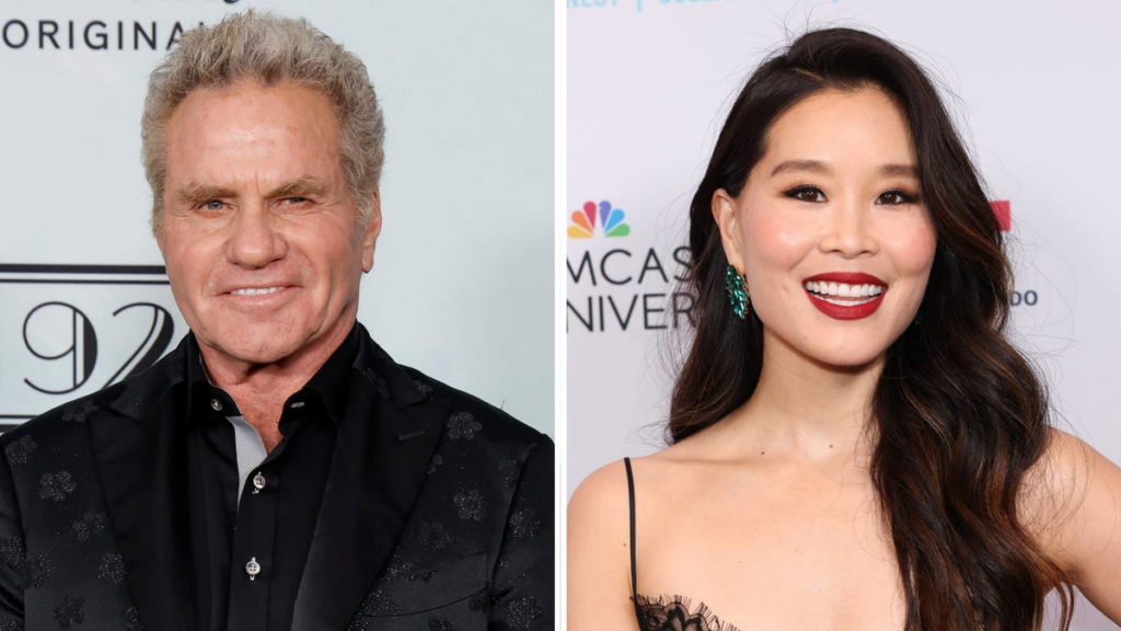 Martin Kove bites 'Cobra Kai' costar Alicia Hannah-Kim