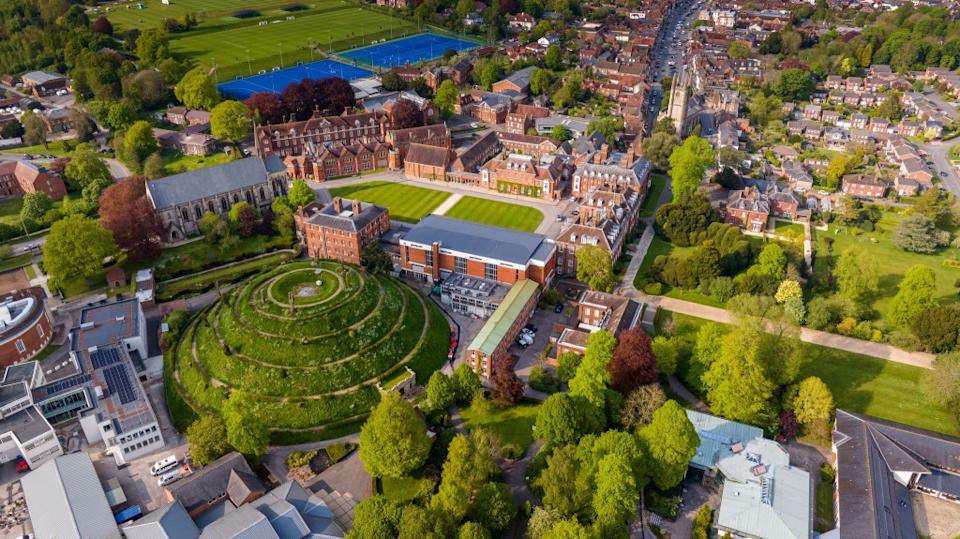 The Princess of Wales, 43, had studied at Marlborough College before meeting William at St. Andrews University years later. Marlborough College / Facebook