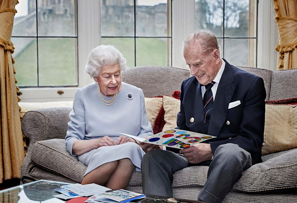 The Queen & Duke Of Edinburgh 73rd Wedding Anniversary Official Portrait