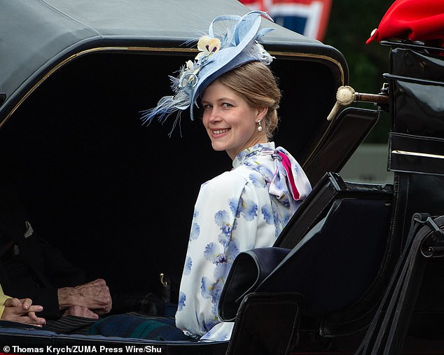 Lady Louise Windsor added a romantic note to the lineup in a floral Suzannah dress. Florals, often symbolic of growth and renewal, mirrored Louise's increasing presence at events