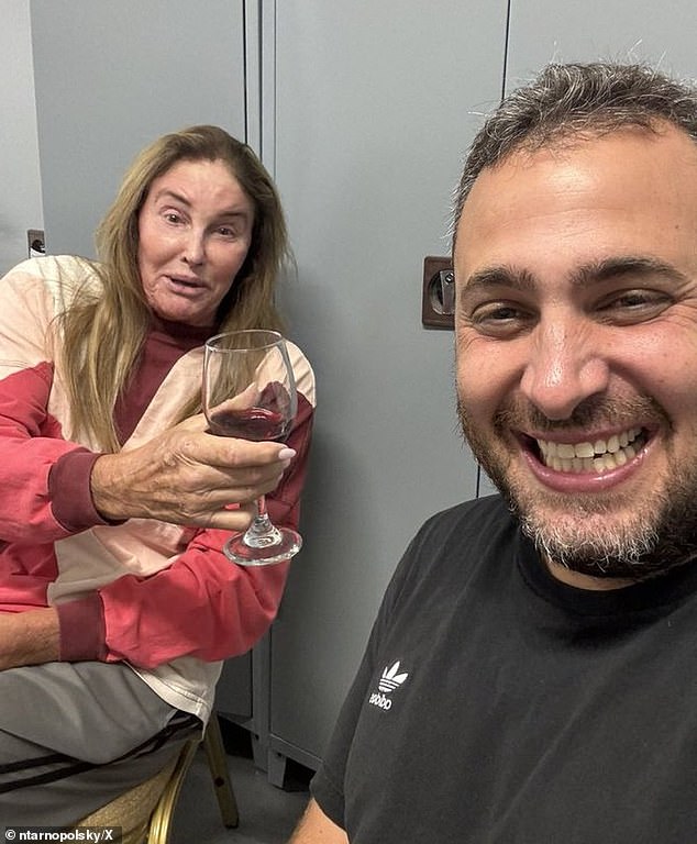 Kris' youngest daughters Kendall Jenner and Kylie Jenner both failed to mention their father Caitlyn Jenner (L, pictured last Friday), who's currently in war-torn Israel