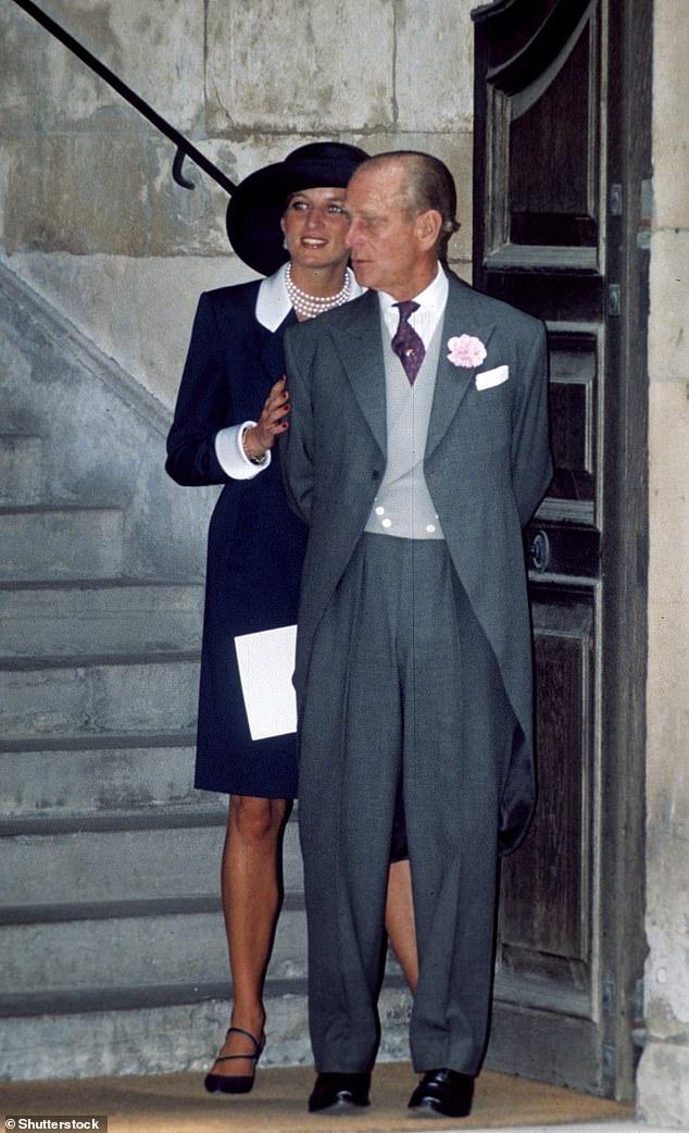 Princess Diana and Prince Philip – pictured in 1994 – shared a crowd appeal and common touch with members of the public